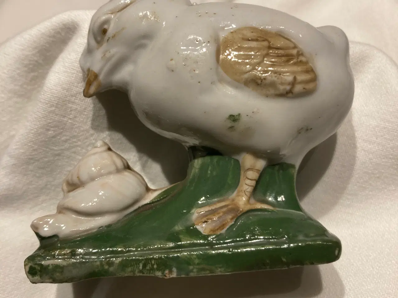 Billede 3 - Antik kylling figur