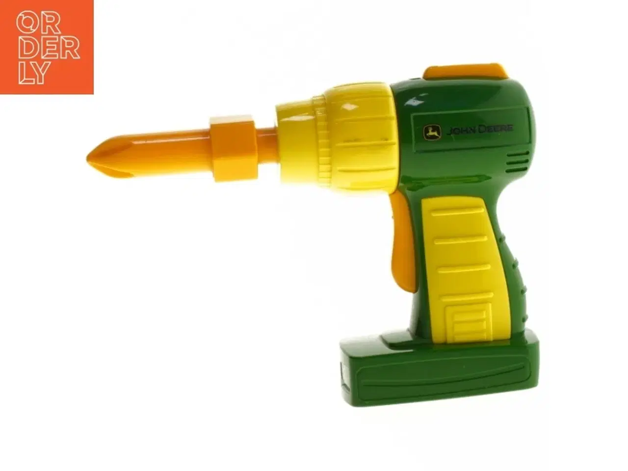 Billede 8 - John Deere legetøjstraktor inkl skruemaskine (str. ca. 20 cm)