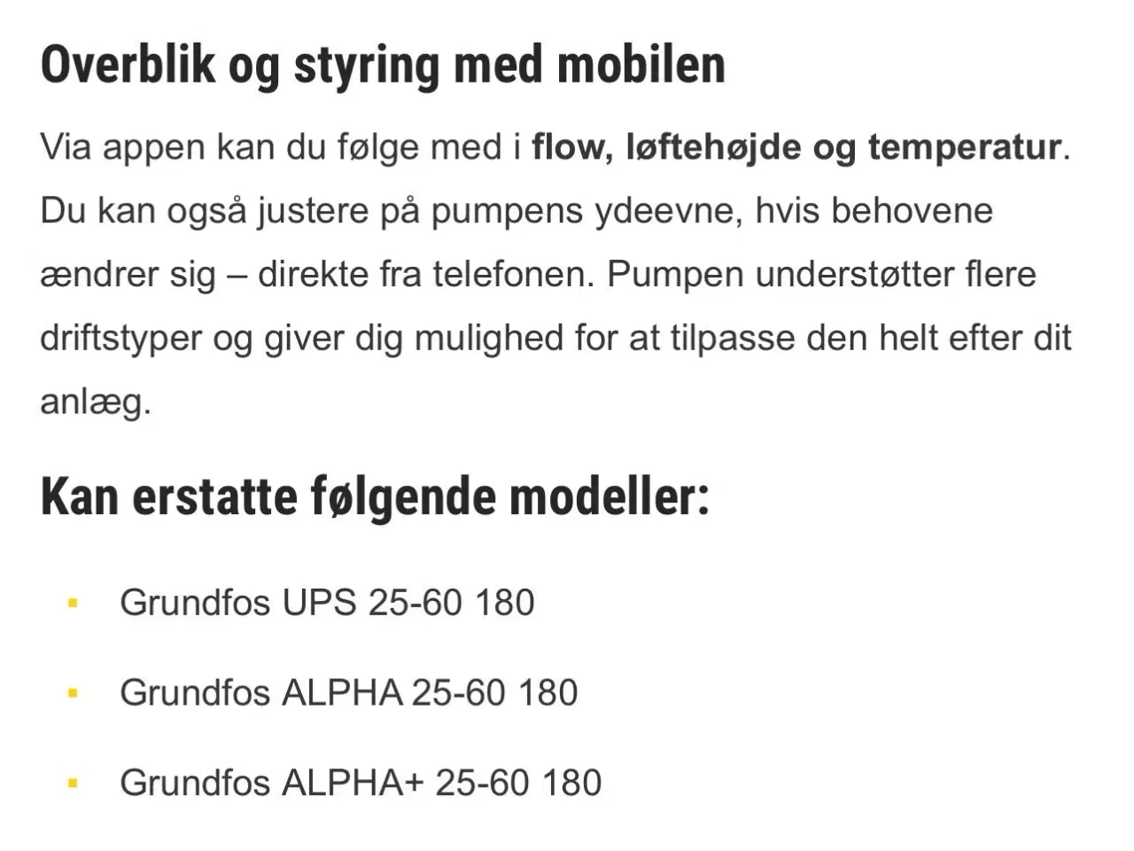 Billede 7 - Grundfos Alpha2 GO (WiFi ) 25-60 180 Helt ny