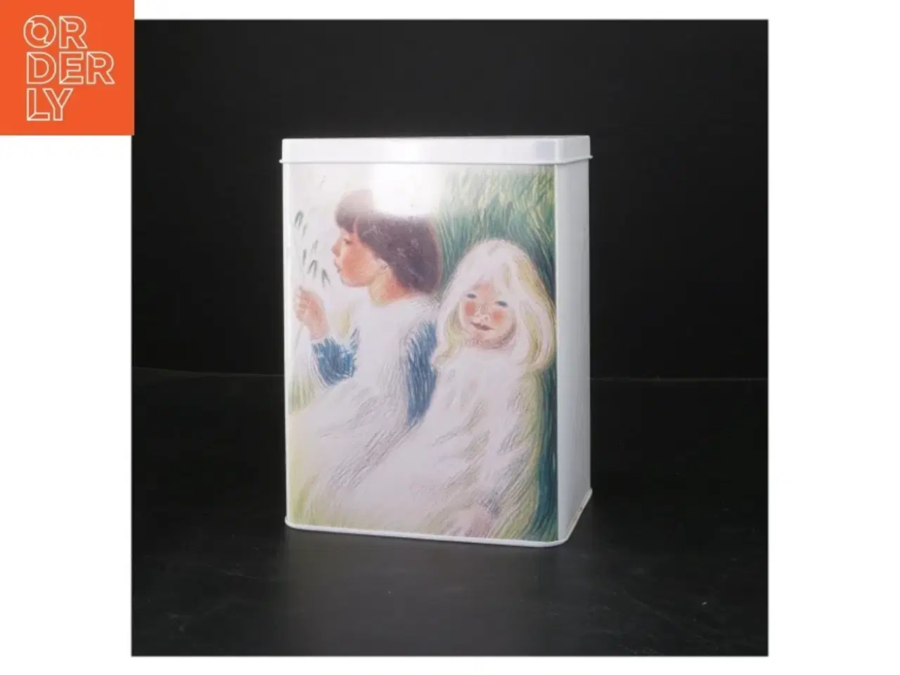 Billede 1 - Opbevaringsdåse med kunstmotiv (str. 19x14 cm)