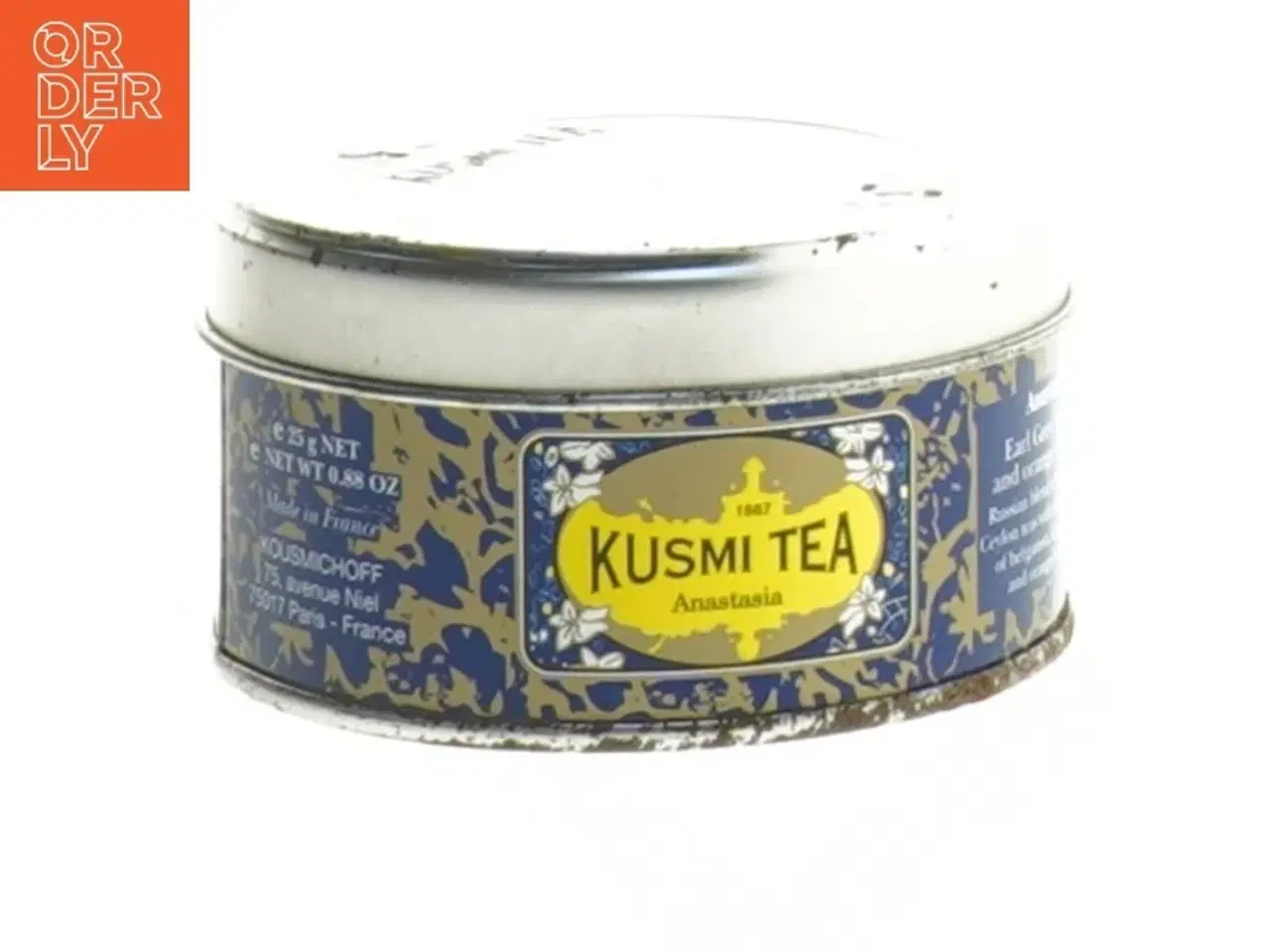 Billede 1 - Kusmi Tea dåse fra Kusmi Tea (str. Ø 6,5 cm)