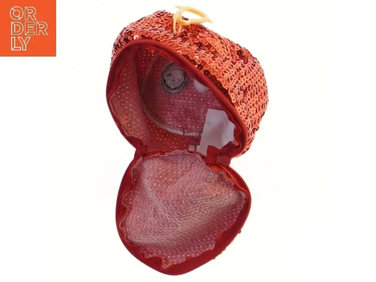 Billede 3 - Glitrende ugle pung (str. Ø 14x9,5 cm)