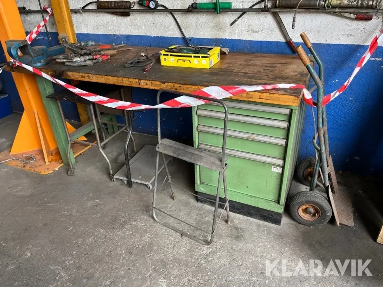 Billede 1 - Værkstedsbord incl. værktøj
