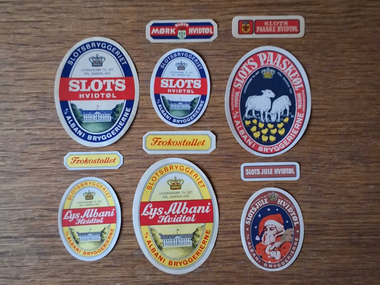 Billede 1 - ALBANI BRYGGERI - 6 Flaske etiketter 