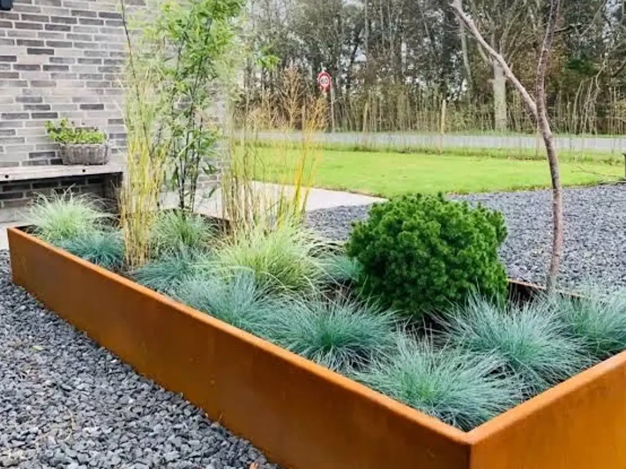 Billede 1 - Plantekasser i corten stål