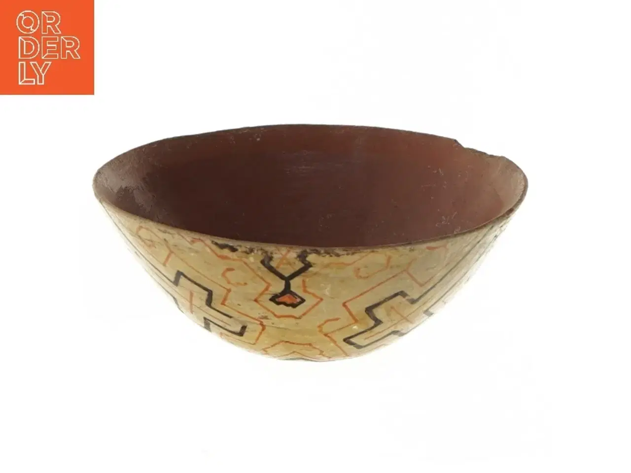 Billede 1 - Dekorativ keramikskål (str. Ø 15,5 cm)