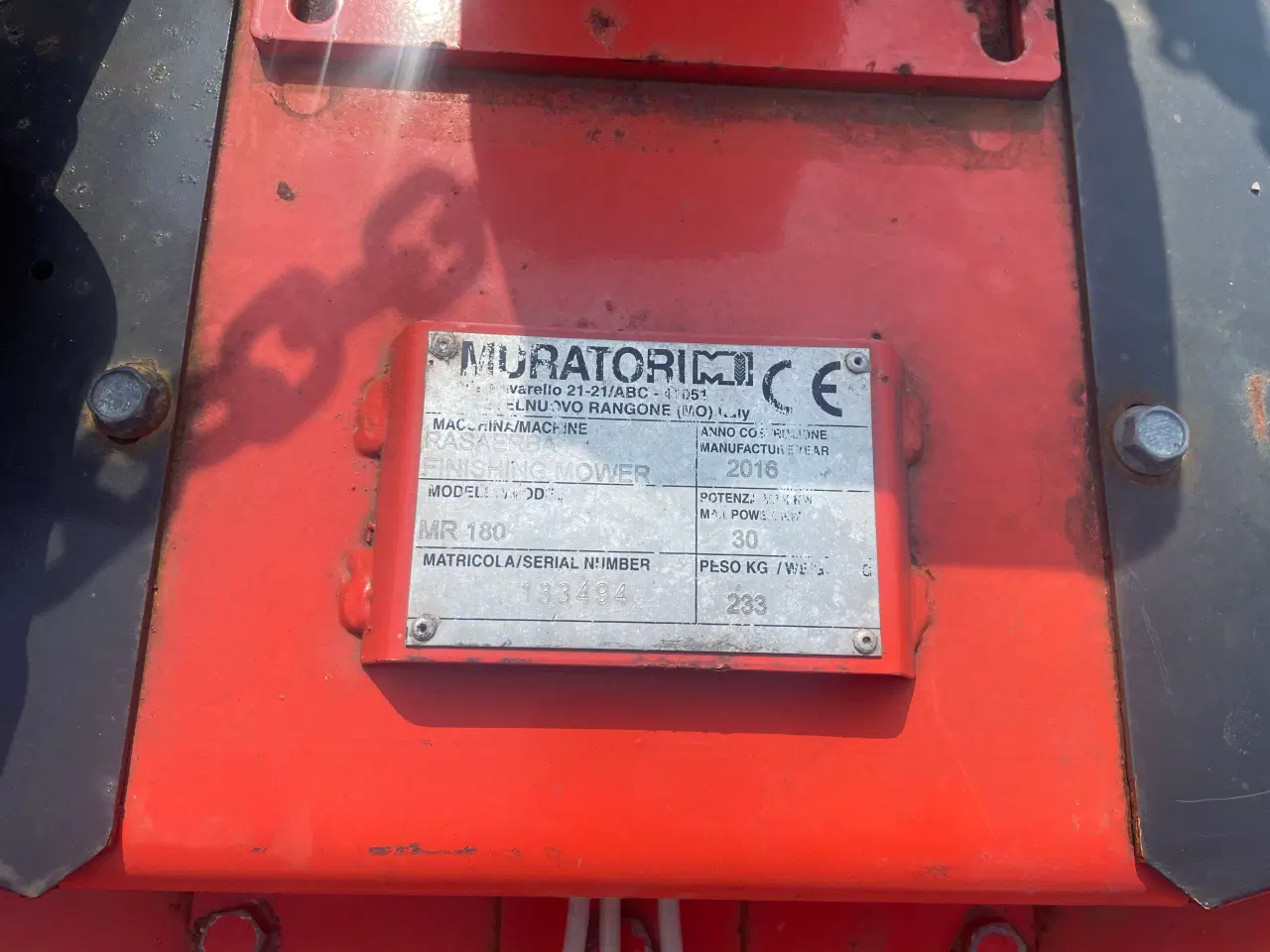 Billede 4 - Rotorklipper Muratori MR 180