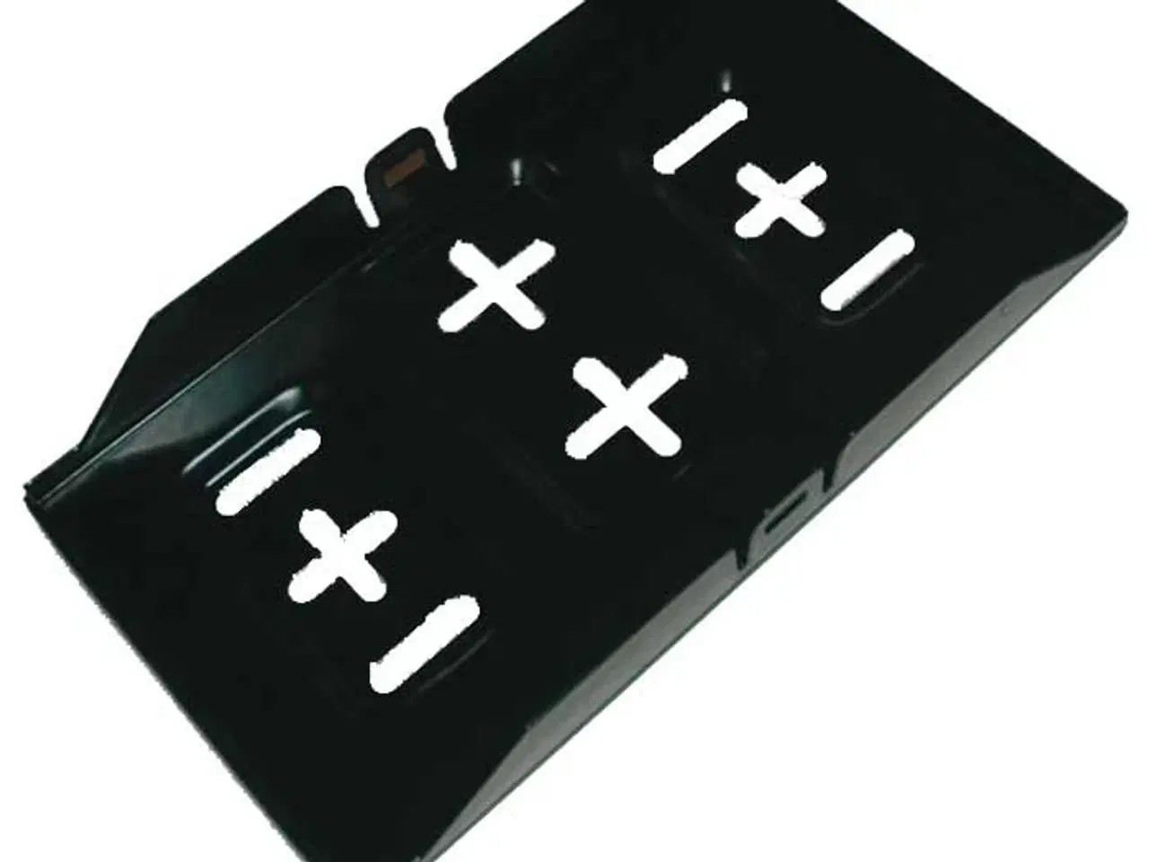 Billede 1 - Stor batterihylde sort 33 x 18cm