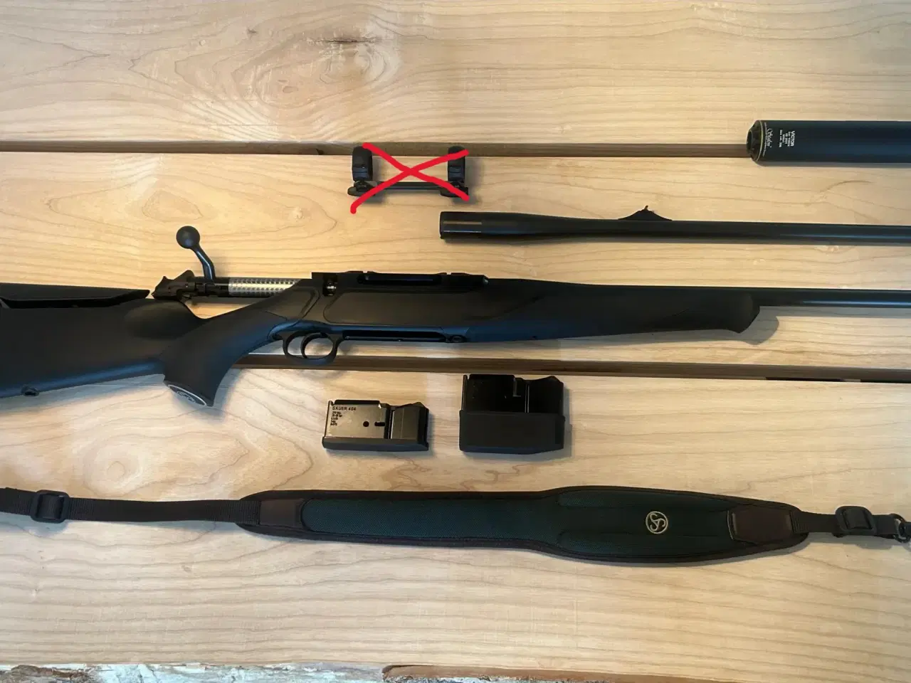 Billede 2 - Sauer 404 XT kaliber 6,5x55 og 8x57js + div. tilb.