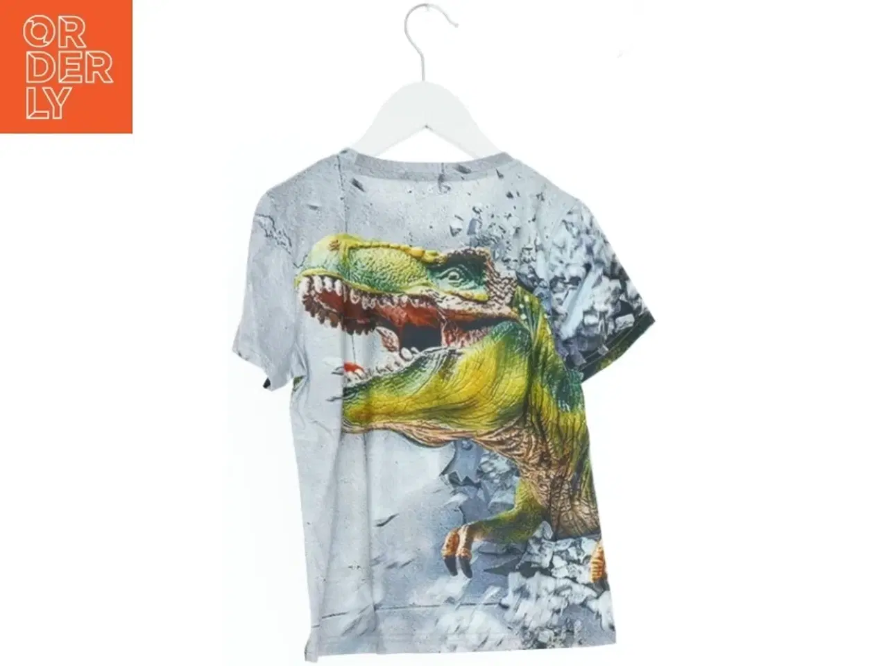 Billede 2 - T-shirt med dinosaurprint (str. 116)