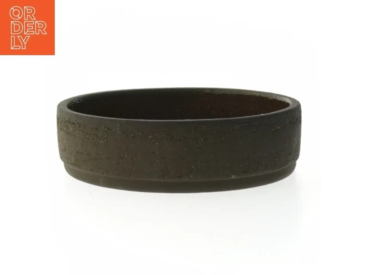 Billede 1 - Keramikskål med rød glasur fra Løvemose (str. Ø 18,5 cm)