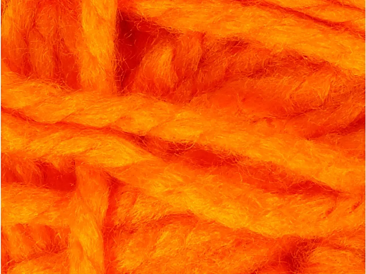 Billede 1 - Fantasia Polyacrylgarn, L: 35 M, Maxi, neon orange, 50g/ 1 ngl.