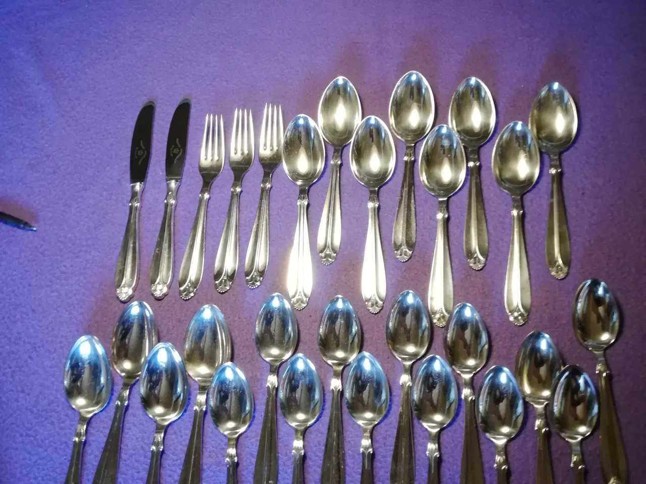 Billede 2 - Rio sølvplet bestik knive, gafler og skeer