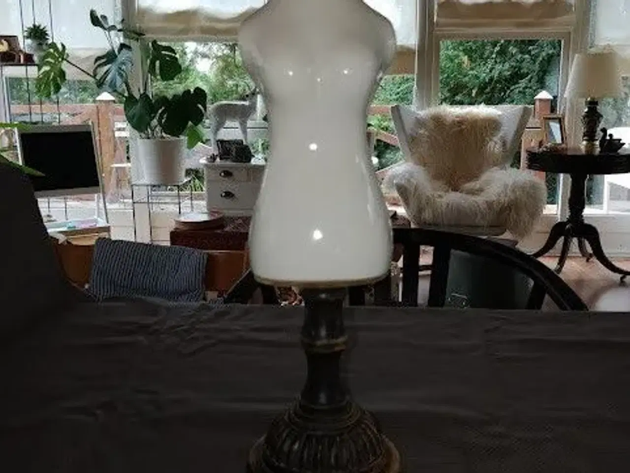 Billede 1 - Smuk Porcelæns Mannequin Smykkeholder