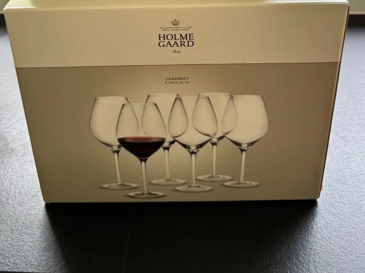 Billede 1 - Holmegaard Cabernet rødvinglas.