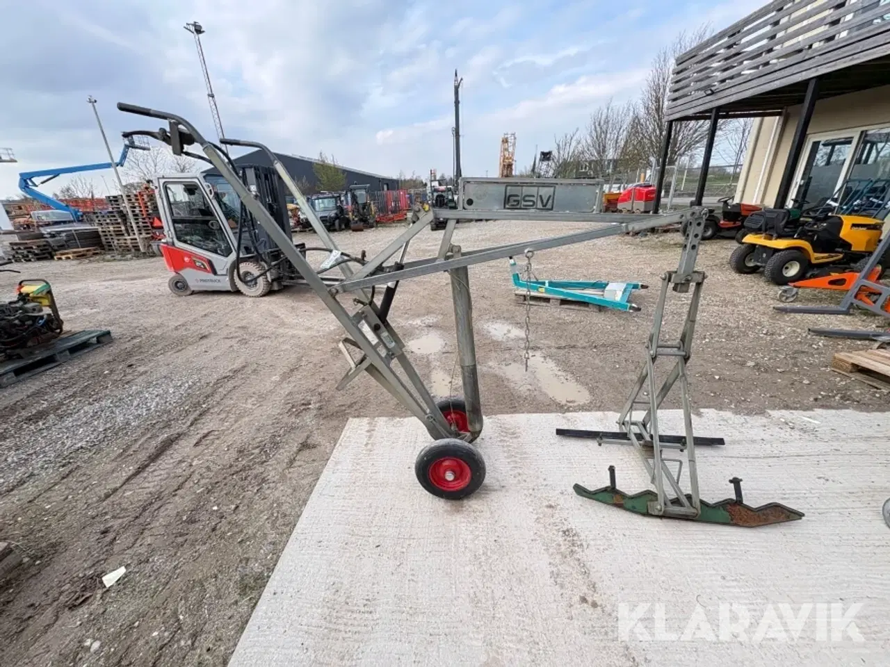 Billede 3 - Fliseløfter / vogn