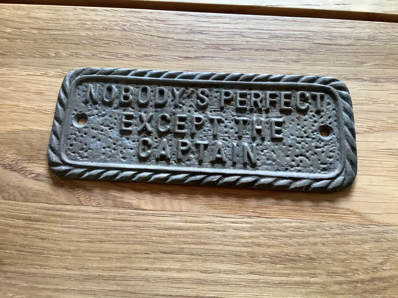 Billede 1 - Sjove Messing skilte