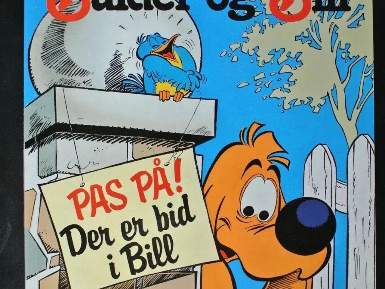 Billede 1 - bulder og bill 1 - pas på. der er bid i en bill, a