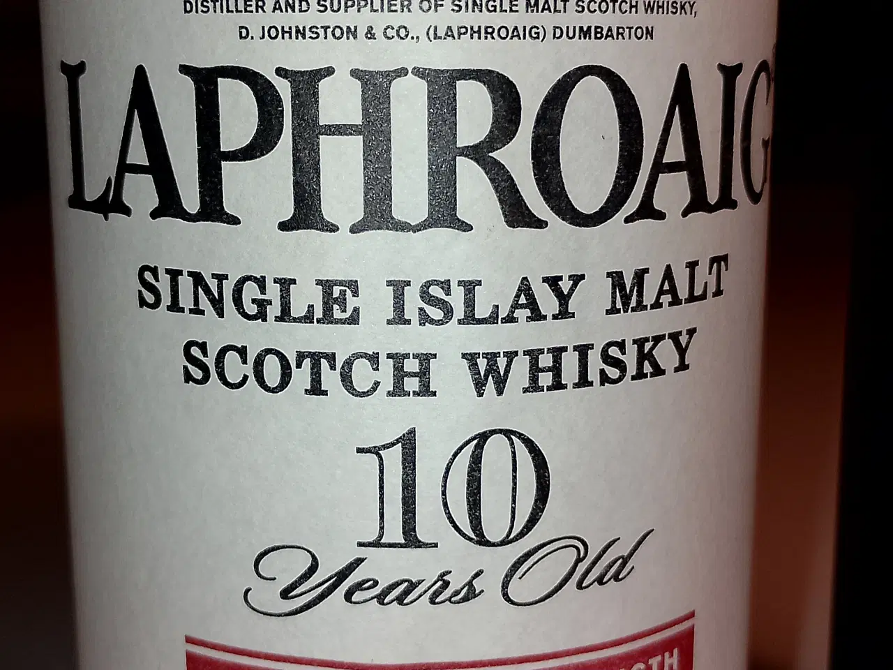 Billede 1 - Laphroaig 10 YO cask strength.