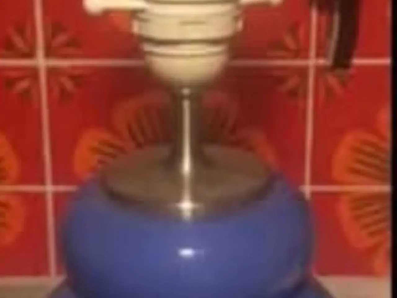 Billede 2 - Pæn blå Royl Copenhagen lampe 