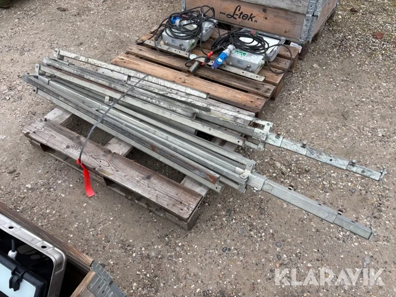 Billede 3 - Byggeplads belysning 4 paller