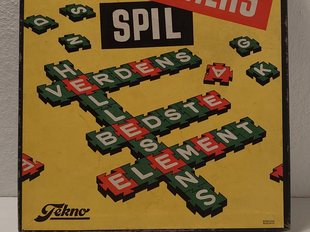 Billede 1 - Tekno kryds og tværs spil fra ca. 1970. Komplet