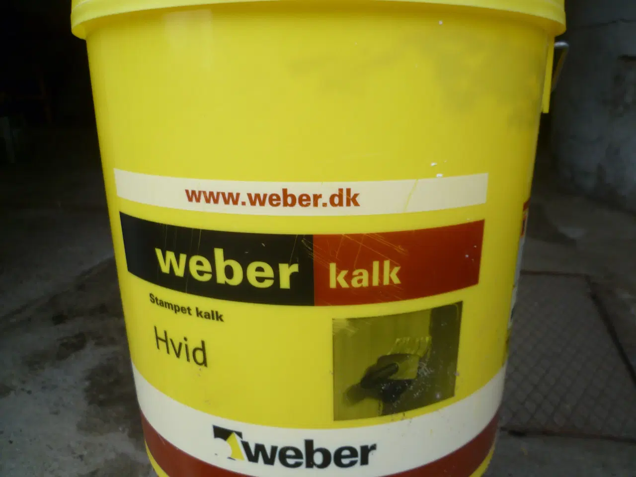 Billede 1 - Weber Stampet kalk 15 kg