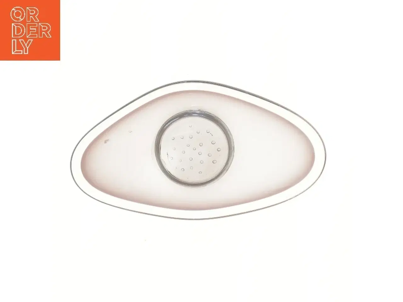 Billede 2 - Smuk Holmegaard Glasskål (str. 28,5x16 cm)