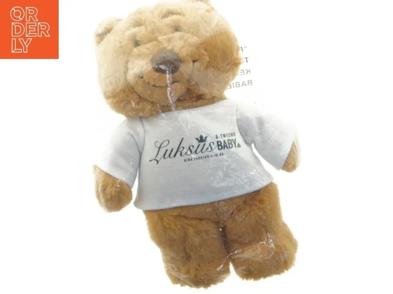 Billede 1 - Bamse med trøje (str. 28 x 18 cm)
