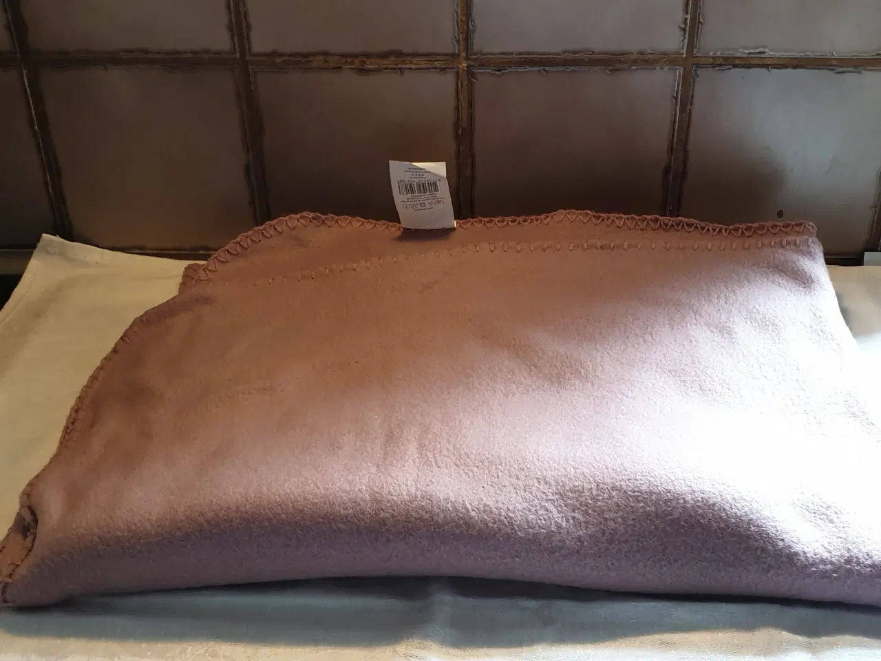 Billede 1 - Fleece tæppe rosa