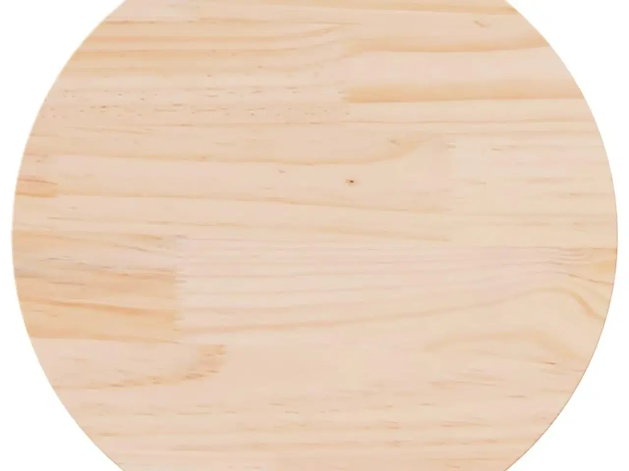 Billede 2 - Bordplade Ø70x2,5 cm massivt fyrretræ