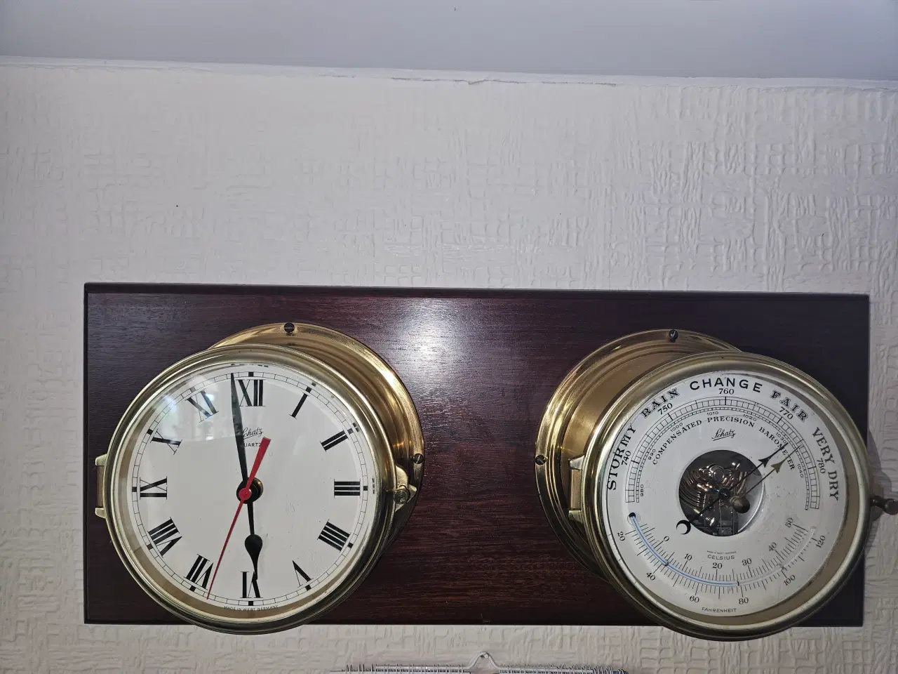 Billede 1 - Skibsur og barometer 