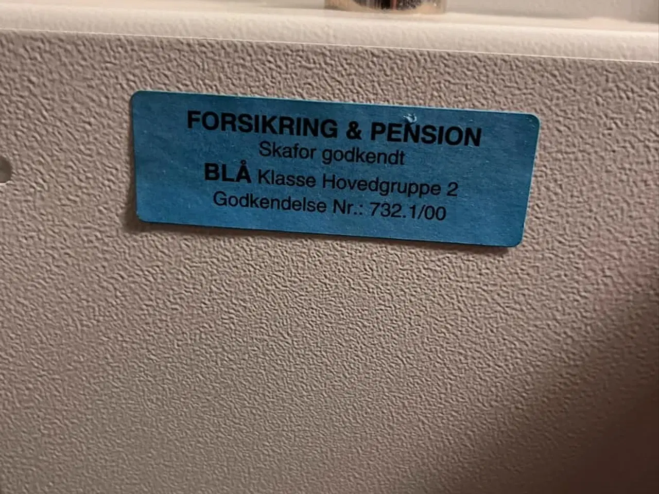 Billede 3 - Pistolskab/våbenskab til ammunition. 