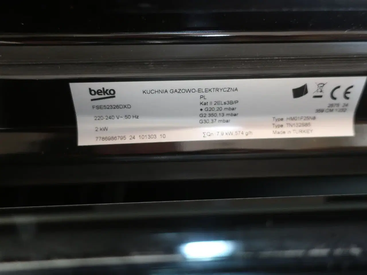 Billede 5 - Komfur BEKO FSE52326DXD