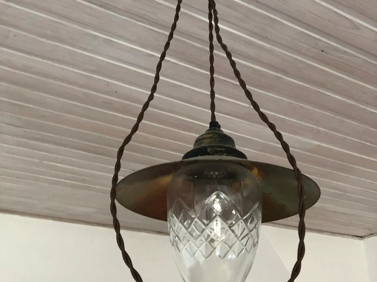 Billede 1 - Loftslampe antik