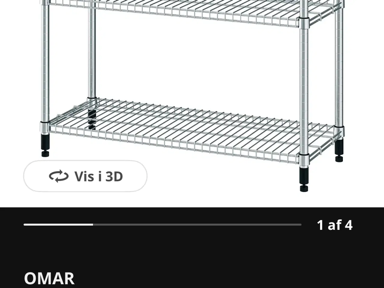 Billede 2 - Ikea Omar reol stor og lille