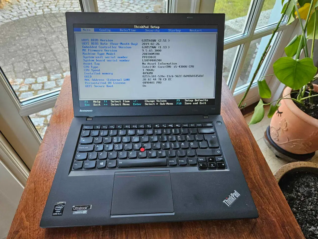 Billede 1 - Bærbar computer Lenovo Thinkpad T440 i5 core 4GB