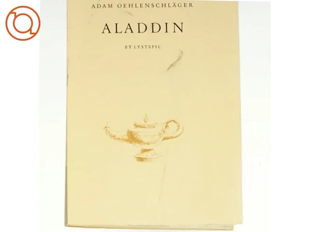 Billede 1 - Aladdin af Adam Oehlenschl&#228;ger (bog)