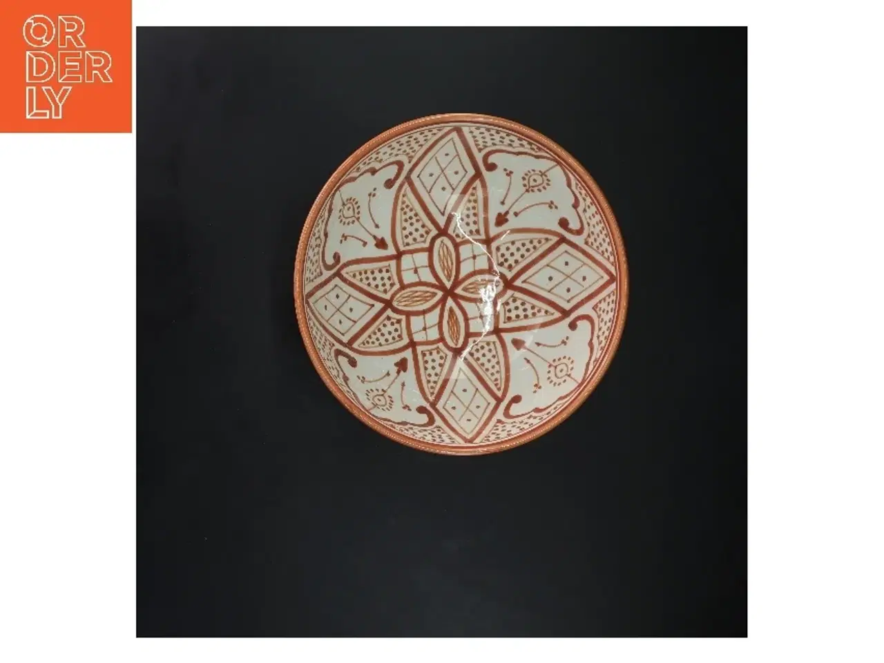 Billede 3 - Marokkanske Håndmalede keramikskåle (str. 2 styk, ø 20,5 cm)