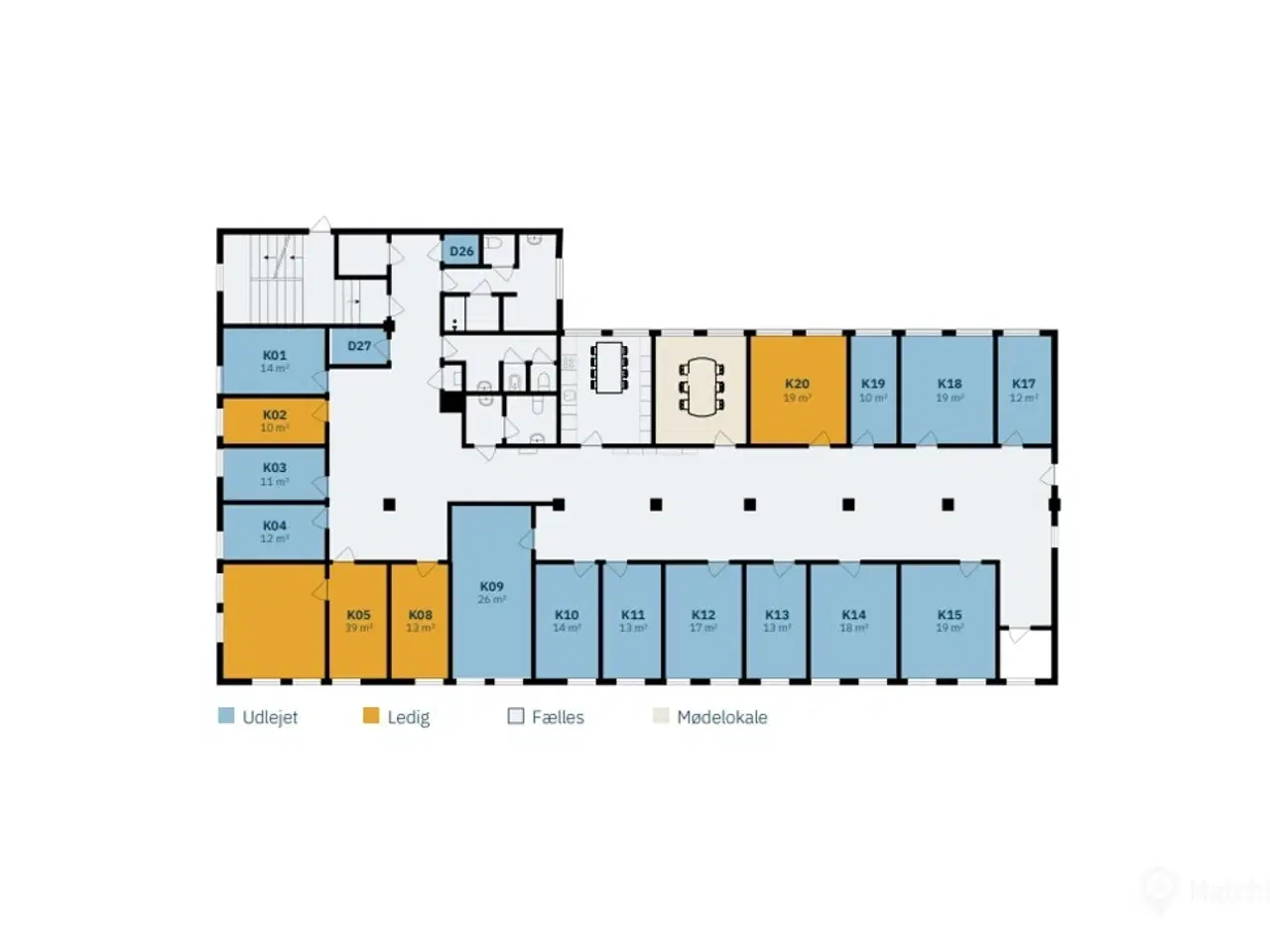 Billede 14 - Kontorfællesskab i spændende ejendom på Østerbro med kontorer fra 10-39 m2