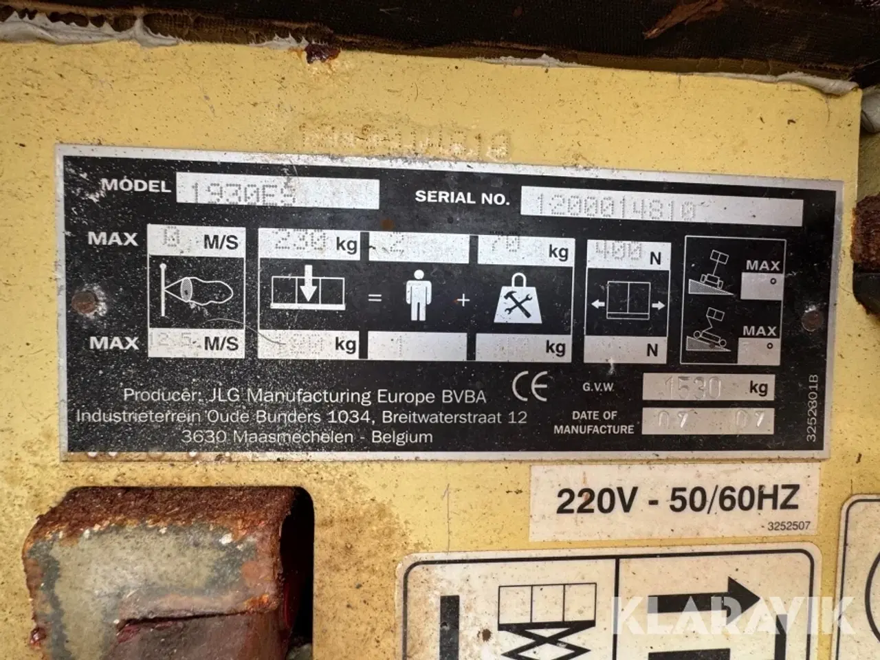 Billede 6 - Saxlift JLG 1930ES