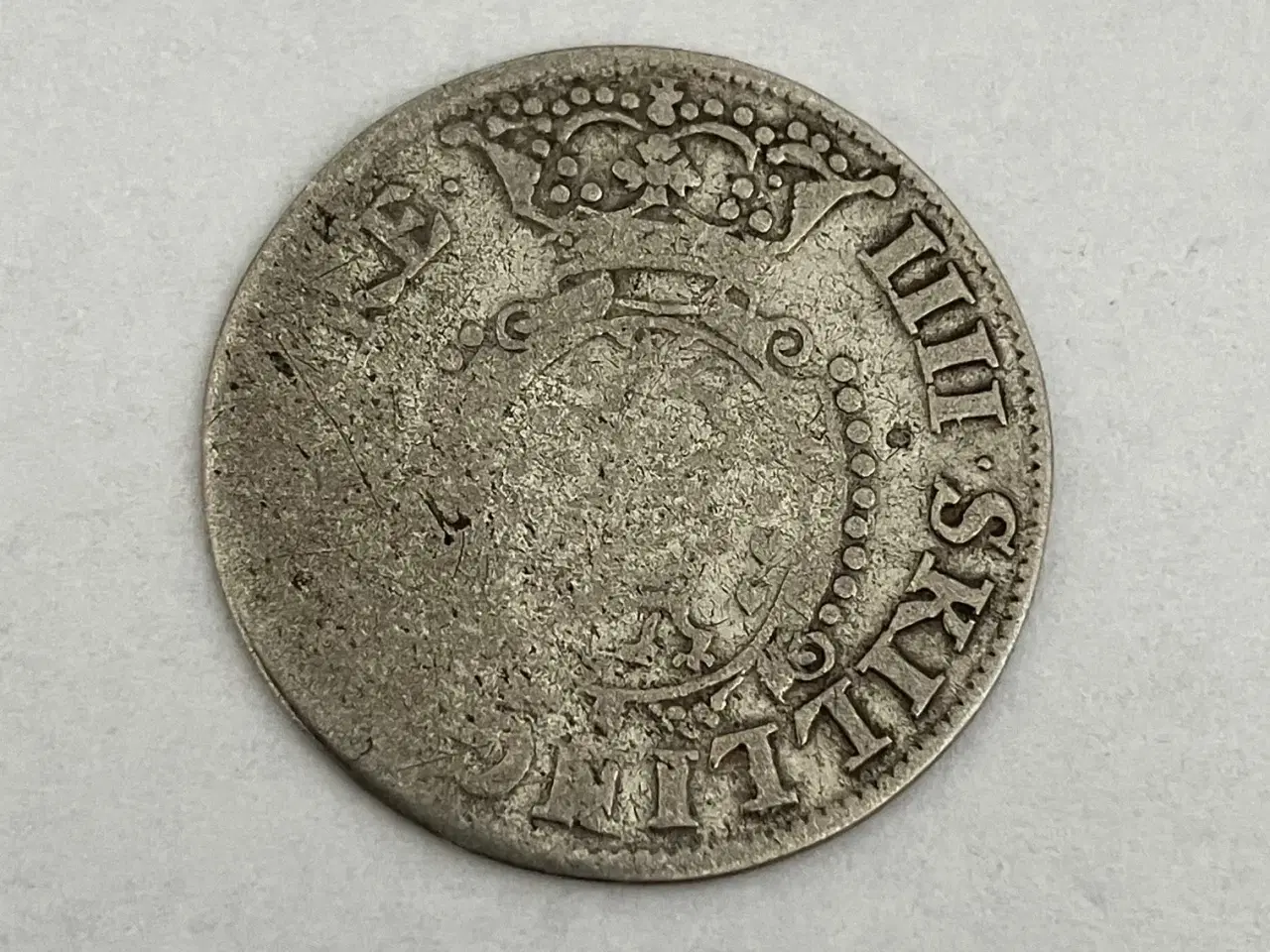 Billede 1 - 4 Skilling - Meget dårlig stand