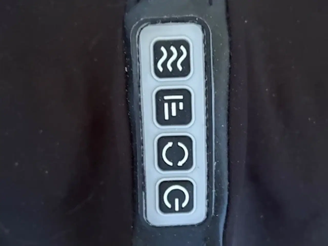 Billede 4 - Elektrisk massagemåtte sort med 10 zoner