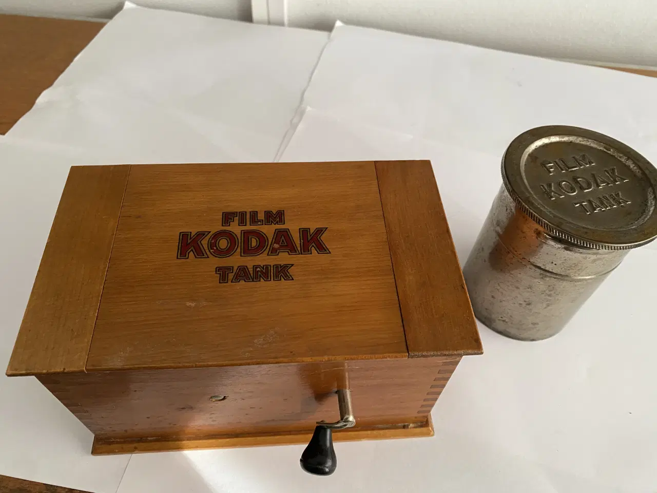 Billede 1 - Antikke Kodak tanke til rullefilm