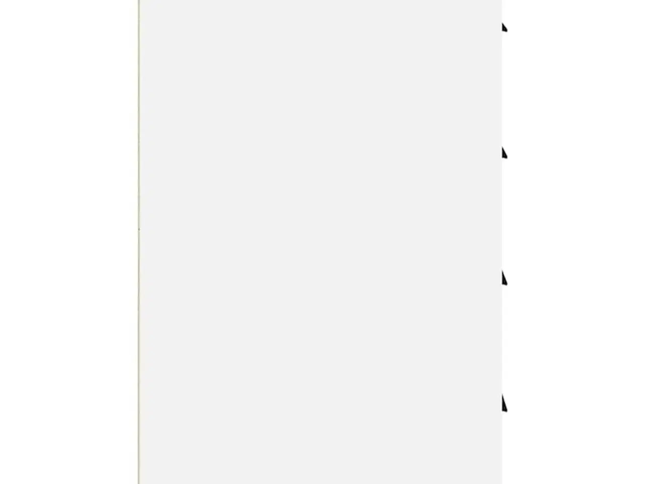 Billede 7 - Garageopbevaringsskab Hvid 30x51x85 cm Massivt træ Fyrretræ