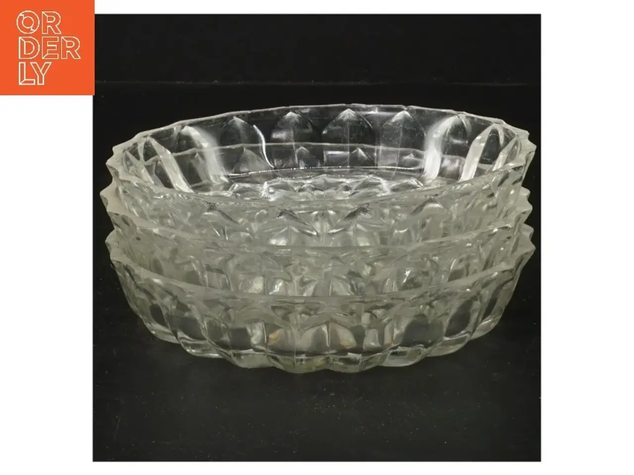 Billede 1 - Glas skål sæt (str. Ø 14,5 cm)