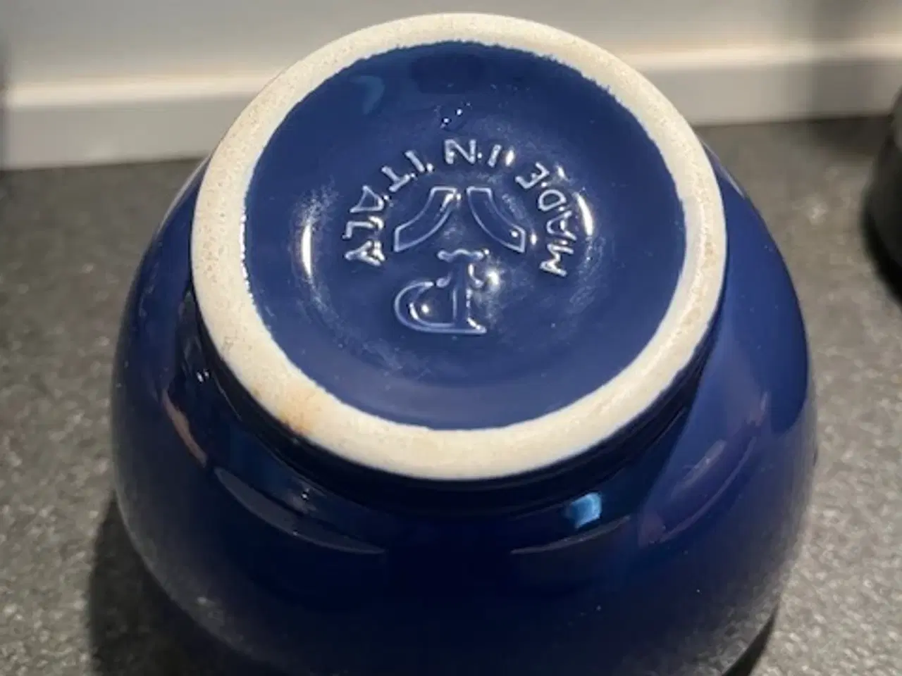 Billede 2 - Flot Italiensk Keramikskål i Komplementærfarver