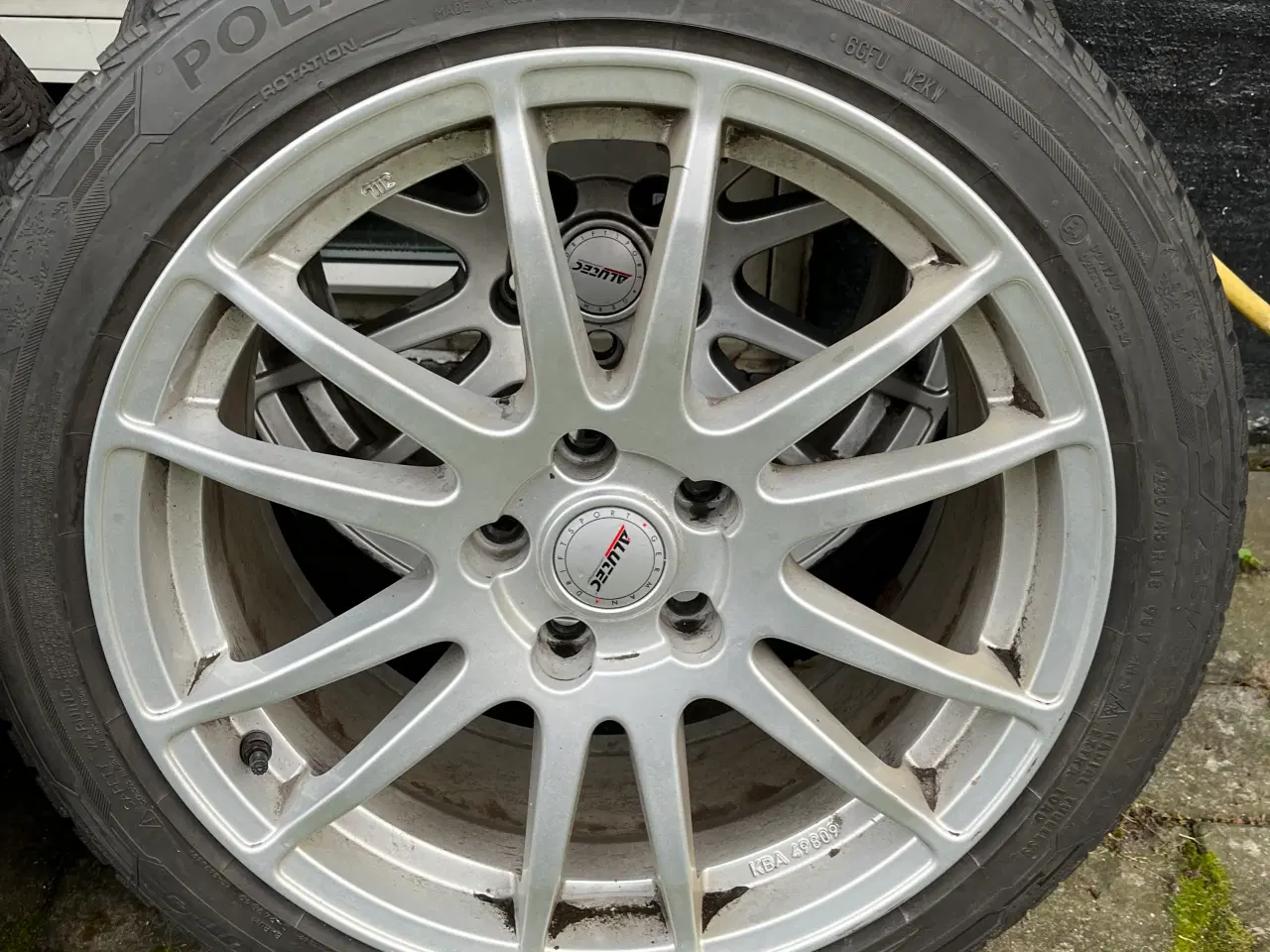 Billede 1 - Alufælge med vinterdæk