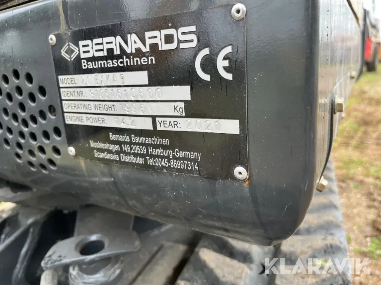 Billede 5 - Minigraver Bernards 2.0 Exkap