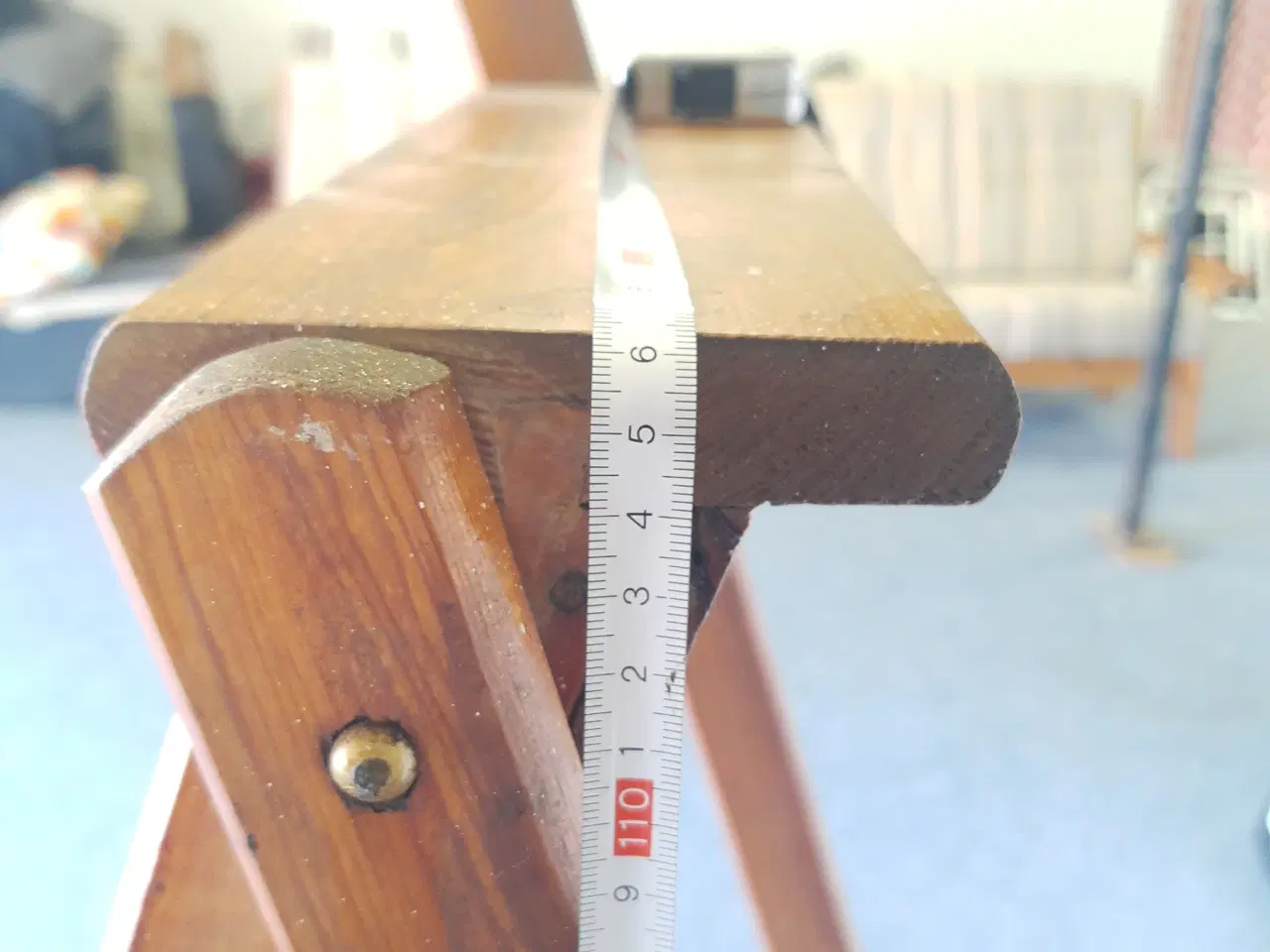 Billede 4 - Flot vintage træstige.